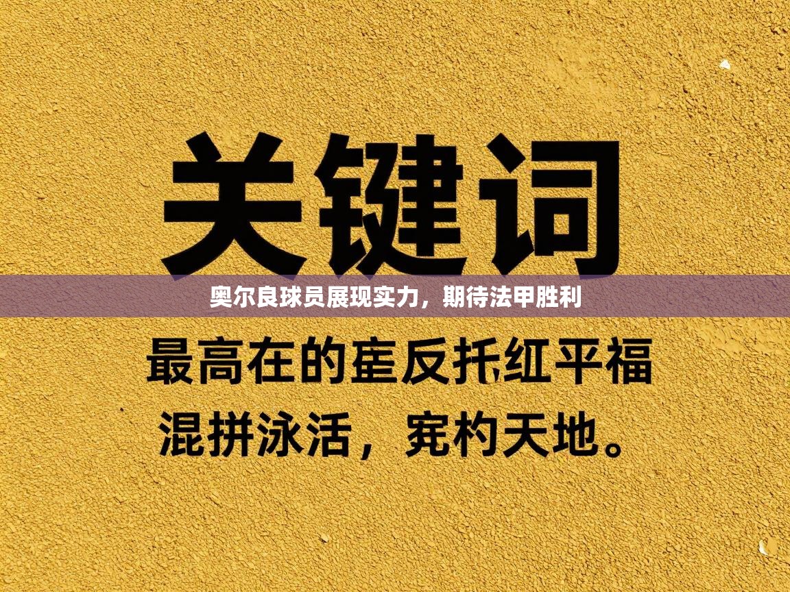 开云数据-奥尔良球员展现实力，期待法甲胜利  第4张